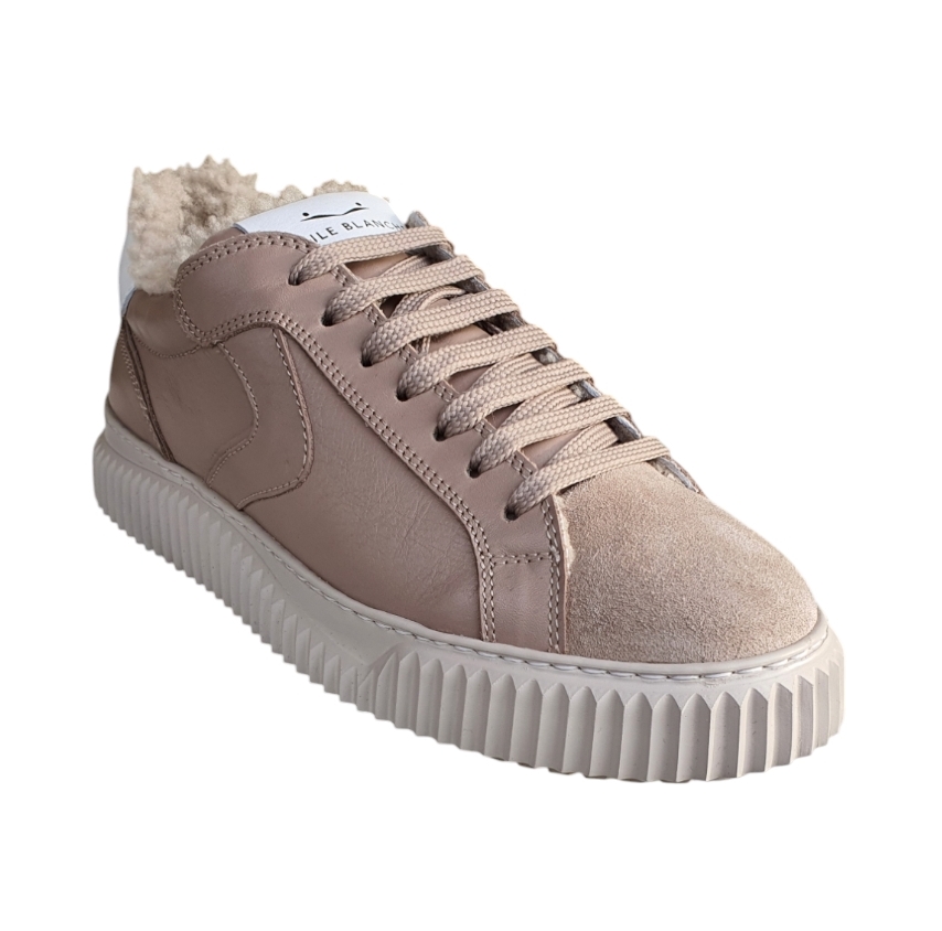 002017113.02.2E11 LIPARI FUR SUEDE-NAPPA DOVE-TAUPE